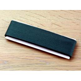 Ruban serg&eacute; de coton 30mm vert sapin(2,5m) - 17