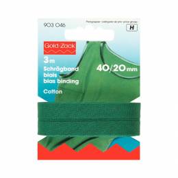 Biais coton 40/20mm vert sapin(3m) - 17