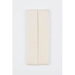 Ruban coton 20mm blanc casse -3m- - 17