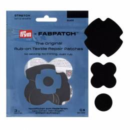Patch autocollant STRETCH noir, 3pc - 17