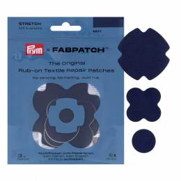 Patch autocollant STRETCH marine, 3pc - 17