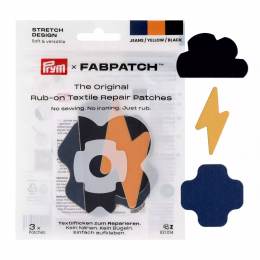 Patch autocollant STRETCH &eacute;clair nuage, 3pc - 17
