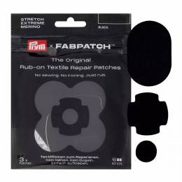 Patch autocollant ASSORTIS noir, 3pc - 17