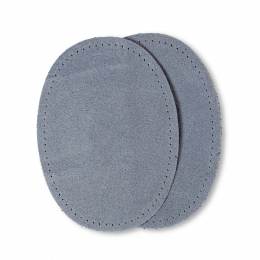 Coudes imitation daim thermocollant bleu jean 9,5/14,5cm - 17
