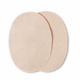 Coudes imitation daim thermocollant sable 9,5/14,5cm - 17