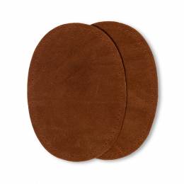 Coudes imitation daim thermocollant camel 9,5/14,5cm - 17