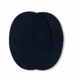 Coudes cuir à coudre bleu 10/14cm - 17