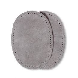 Coudes cuir à coudre gris 10/14cm - 17