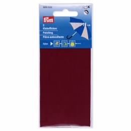 Pièce autocollante nylon 6,5x14cm rouge bdx - 17