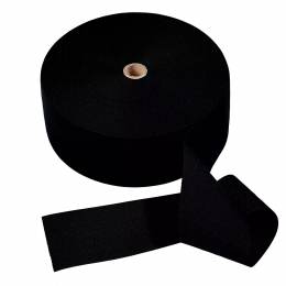 Ruban &eacute;lastique souple 100mm noir-rouleau 50 m - 17