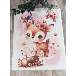 Tissu de L'atelier de Jess & Caro panneau couverture motif XL lily - 179