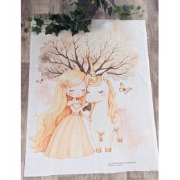 Tissu de L'atelier de Jess & Caro panneau couverture motif XL mathilde - 179