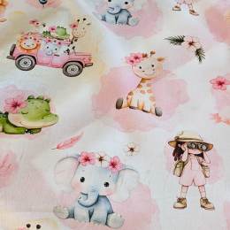 Tissu de L'atelier de Jess & Caro coton imprimé - charline - 179