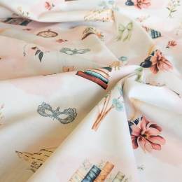 Tissu de L'atelier de Jess & Caro coton imprim&eacute; - &eacute;leonore - 179