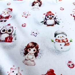 Tissu de L'atelier de Jess & Caro coton imprimé - gabriel Noël - 179