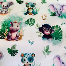 Tissu de L'atelier de Jess & Caro coton imprimé - léon - 179