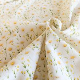 Tissu de L'atelier de Jess & Caro coton imprim&eacute; - Marguerite - 179