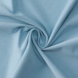 Tissu jersey coton bleu ciel - 196