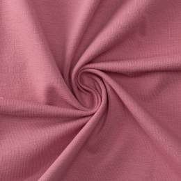 Tissu jersey coton vieux rose - 196