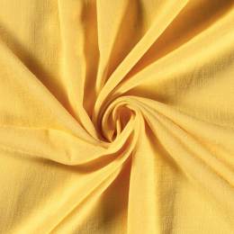 Tissu viscose de lin chaine trame jaune - 196