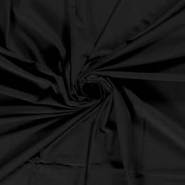 Tissu bambou jersey uni noir - 196
