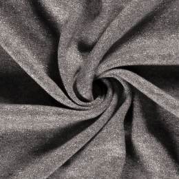 Tissu tricot taupe / lurex - 196