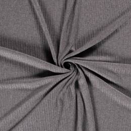 Tissu tricot rayures gris - 196