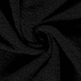 Tissu bouclette fourrure noir - 196