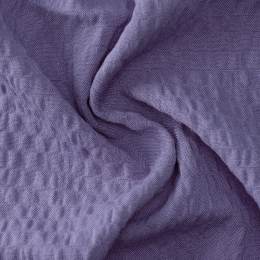 Tissu viscose gaufré lilas - 196