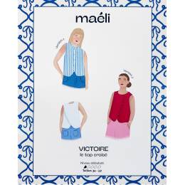 Patron Ma&eacute;li Paris top Victoire - 201