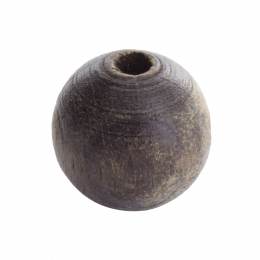 Perle bois 10mm marron - 21