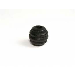 Perle ray&eacute;e 14/17mm noir - 21