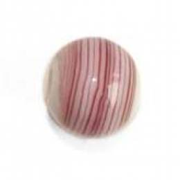 Perle effet verre vein&eacute; lilas 10mm - 21