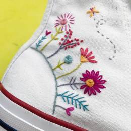 Kit broderie Easy Custo - planéte des fleurs - 215