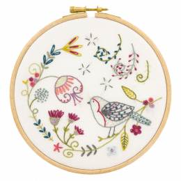 Georges le rouge gorge - kit broderie - 215