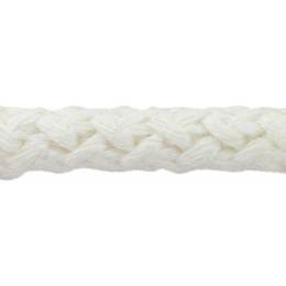 Cordon simple mat 8 mm blanc - 218
