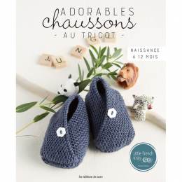 Adorables chaussons pour bébé au tricot - 254