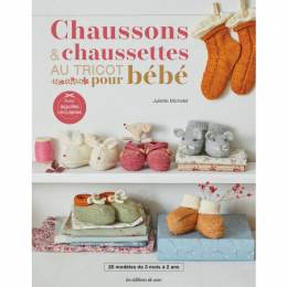 Chaussons & chaussettes au tricot pour bébé - 254