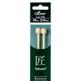 Aiguille à tricoter bambou Takumi 33cm 3.75mm - 256