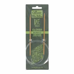 Aiguille circulaire bambou Clover Takumi® 100cm n°3 - 256