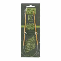 Aiguille circulaire bambou Clover Takumi® 60cm n°3,5 - 256
