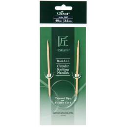 Aiguille circulaire bambou Clover Takumi® 40cm n° 3,5 - 256