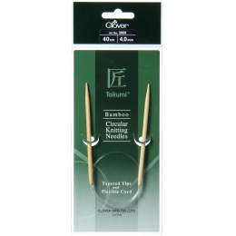 Aiguille circulaire bambou Clover Takumi® 40cm n° 4 - 256