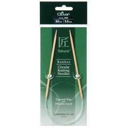 Aiguille circulaire bambou Clover Takumi® 60cm n° 3,5 - 256