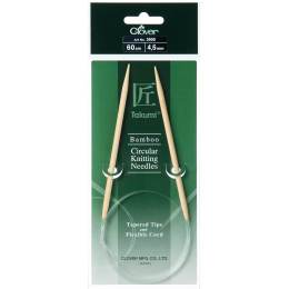 Aiguille circulaire bambou Clover Takumi® 60cm n° 4,5 - 256