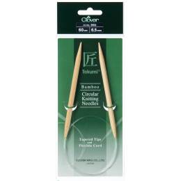 Aiguille circulaire bambou Clover Takumi® 60cm n° 6,5 - 256