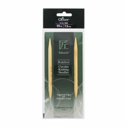Aiguille circulaire bambou Clover Takumi® 60cm n° 7 - 256