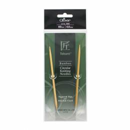 Aiguille circulaire bambou Clover Takumi® 80cm n° 4.00 - 256