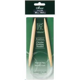 Aiguille circulaire bambou Clover Takumi® 80cm n° 10 - 256