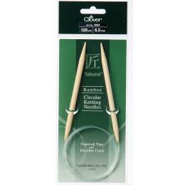 Aiguille circulaire bambou Clover Takumi® 120cm n° 6,5 - 256